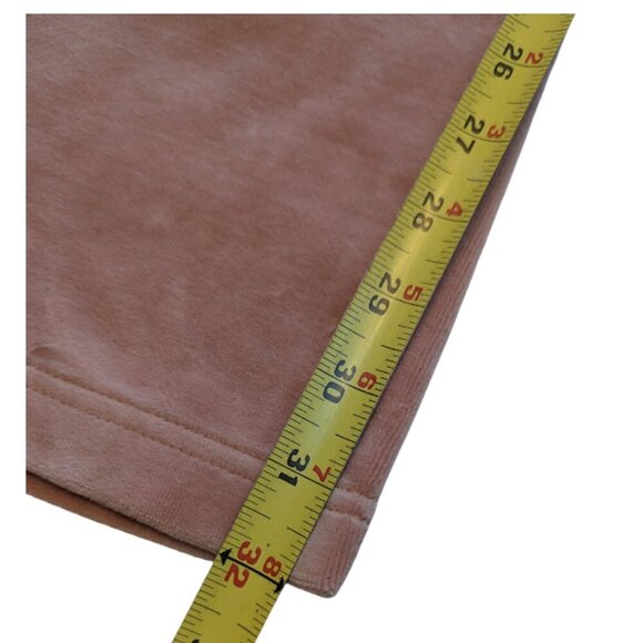 Y2K Blush Pink Women's Velour BCBG Max Azria Lounge Pants Size L - Picture 11 of 14